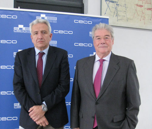 EL DELEGADO PROVINCIAL DE LA AGENCIA TRIBUTARIA SE REÚNE CON RESPONSABLES DE CECO